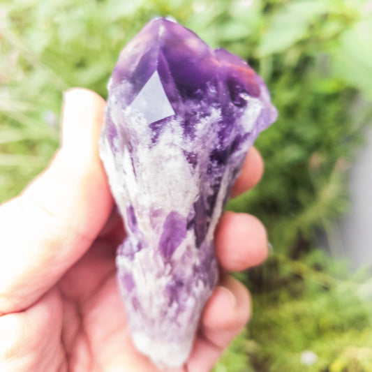 Elestial Amethyst raw and natural