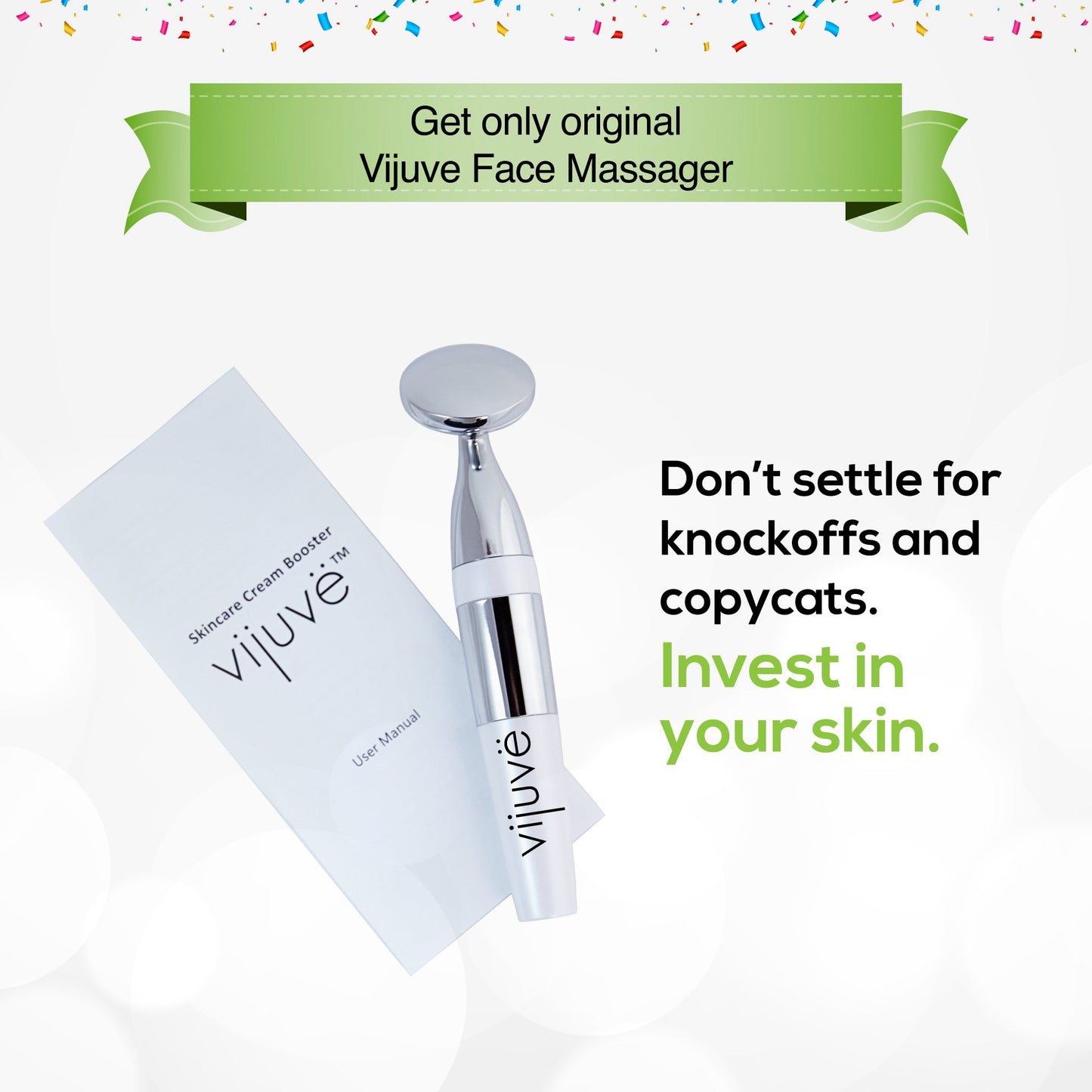 VIJUVE Anti Aging Face Massager for Wrinkles RemovalVIJUVE Anti Aging Face Massager for Wrinkles Removal
